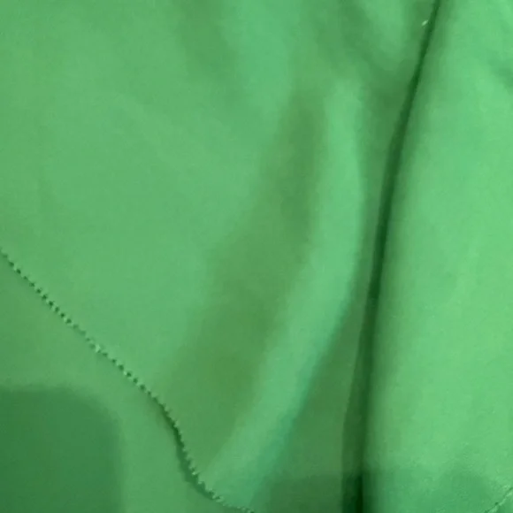 Maeve Anthropologie Green‎ Ruffle Front Blouse Size 6 Long Sleeve - Picture 3 of 6